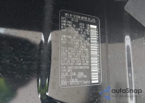 2023 Nissan Rogue Sv Fwd from USA, damaged, VIN JN8BT3BAXPW009789